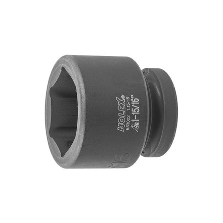 Holex Impact Socket, 1 inch Drive, 6 pt, 1-15/16 inch 653002 1.15/16
